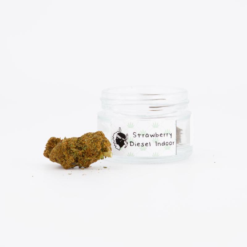 Fleurs CBD "Strawberry Diesel Indoor" Fraise - 2g