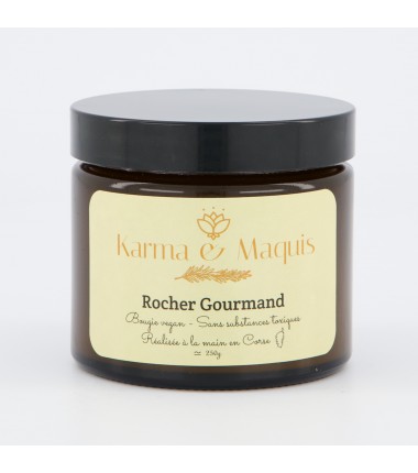 Bougie "Rocher Gourmand" - 250g