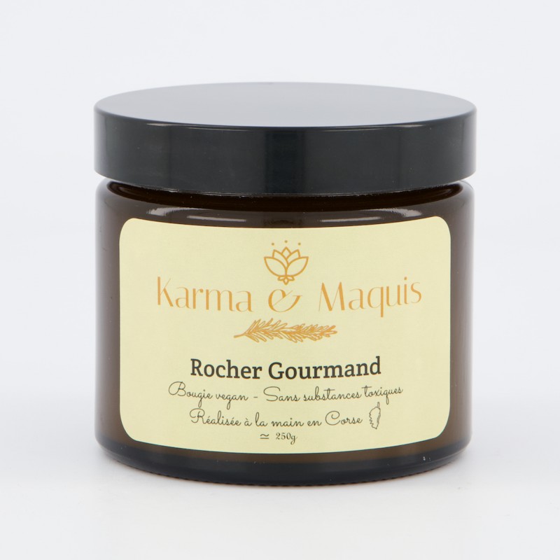 Bougie "Rocher Gourmand" - 250g