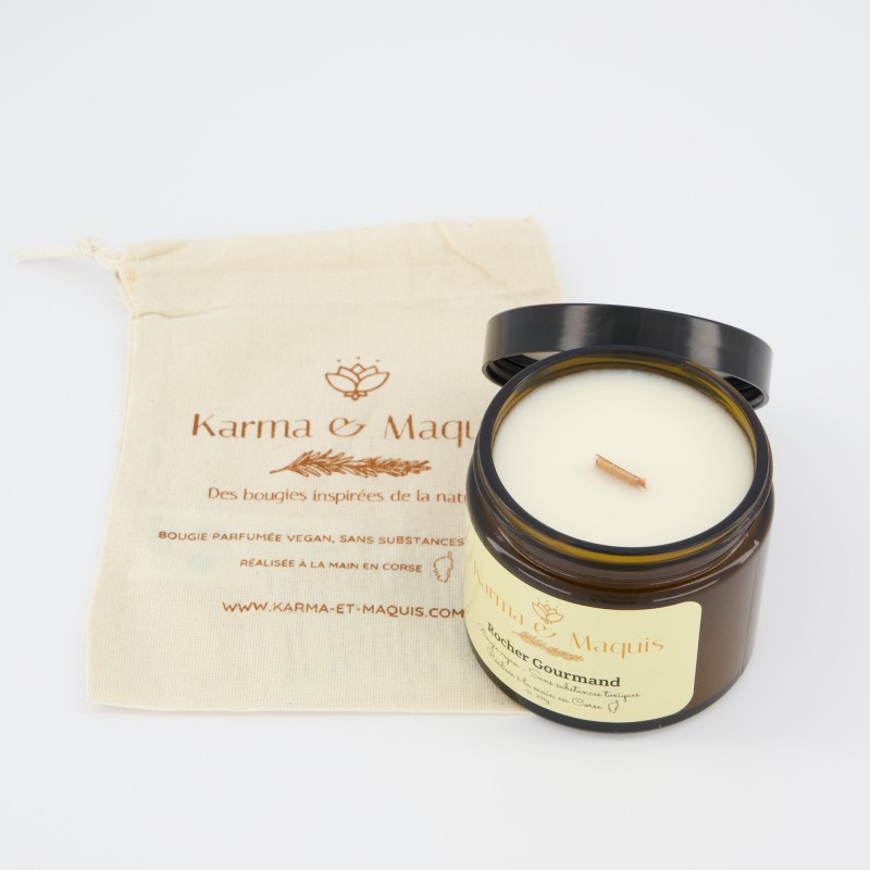 Bougie "Rocher Gourmand" - 250g