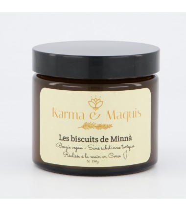 Bougie "Les Biscuits de Minnà" - 250g