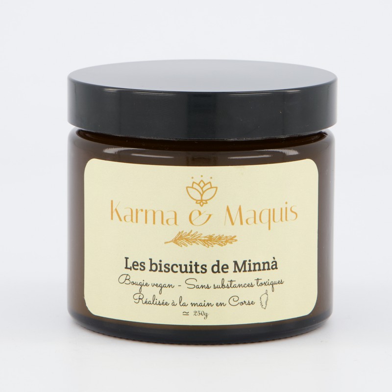 Bougie "Les Biscuits de Minnà" - 250g